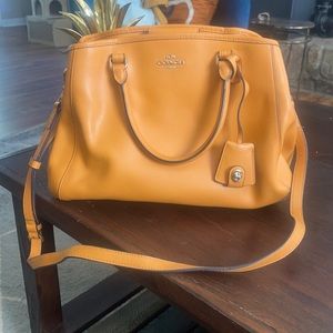 Leather Coach bag